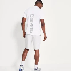 Clearance Men's Back Graphic Pique Golf Polo Shirt Men's Polo Shirts