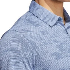 Men's Ultimate365 Textured Stripe Golf Polo Shirt Men's Polo Shirts