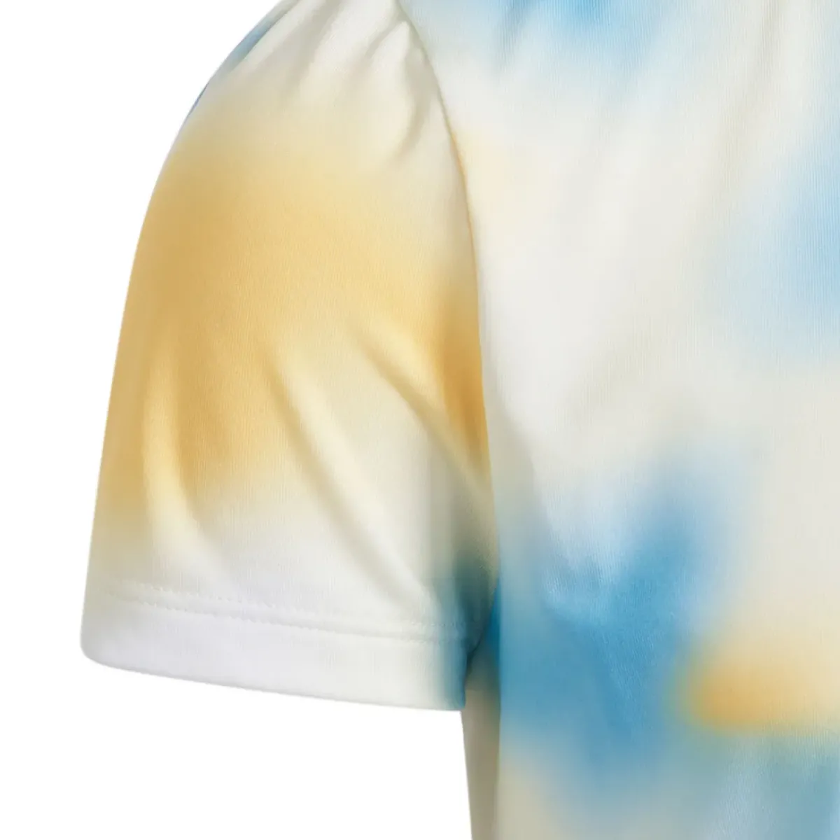 Clearance adidas Junior Girls All-Over Printed Golf Polo Shirt Junior Polo Shirts