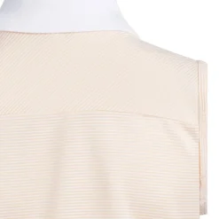 New adidas Junior Girls Ottoman Striped Sleeveless Golf Polo Shirt Junior Polo Shirts|Season Ready Collection