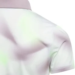 Hot adidas Junior Girls Ultimate All-Over Print Golf Polo Shirt Junior Polo Shirts