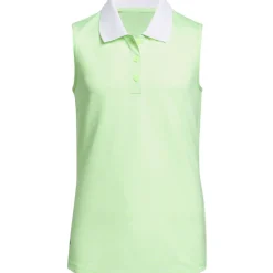Outlet adidas Junior Sleeveless Golf Polo Shirt Junior Polo Shirts