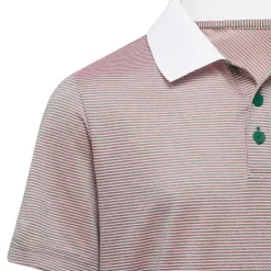Outlet adidas Junior Striped Golf Polo Shirt Junior Polo Shirts