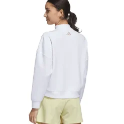Best adidas Ladies Beyond the Course Spacer Mock Golf Sweatshirt Ladies Midlayers|Men's Midlayers