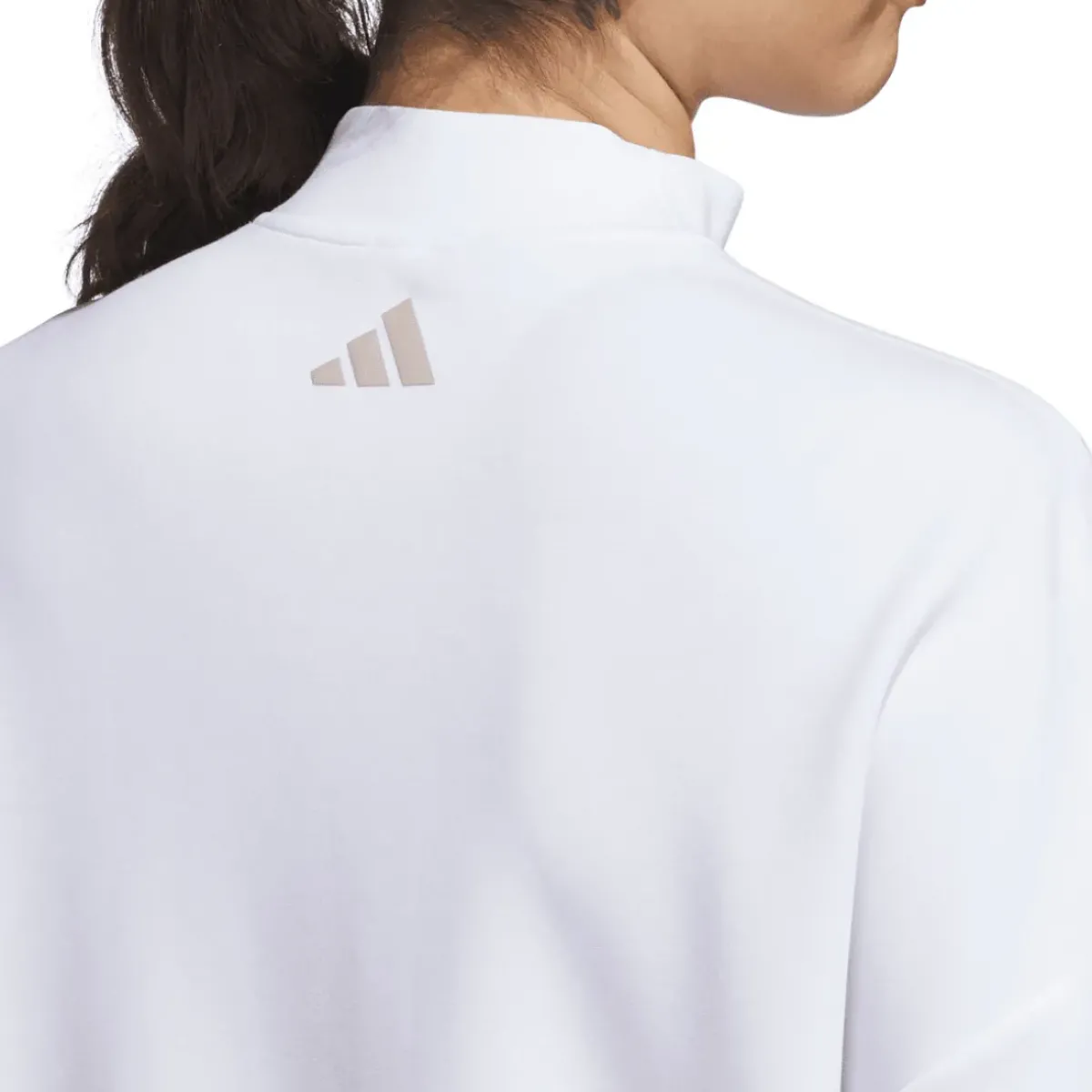 Best adidas Ladies Beyond the Course Spacer Mock Golf Sweatshirt Ladies Midlayers|Men's Midlayers