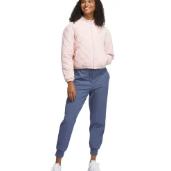 New adidas Ladies Go-To Quilted Golf Jacket Ladies Jackets|Ladies Midlayers
