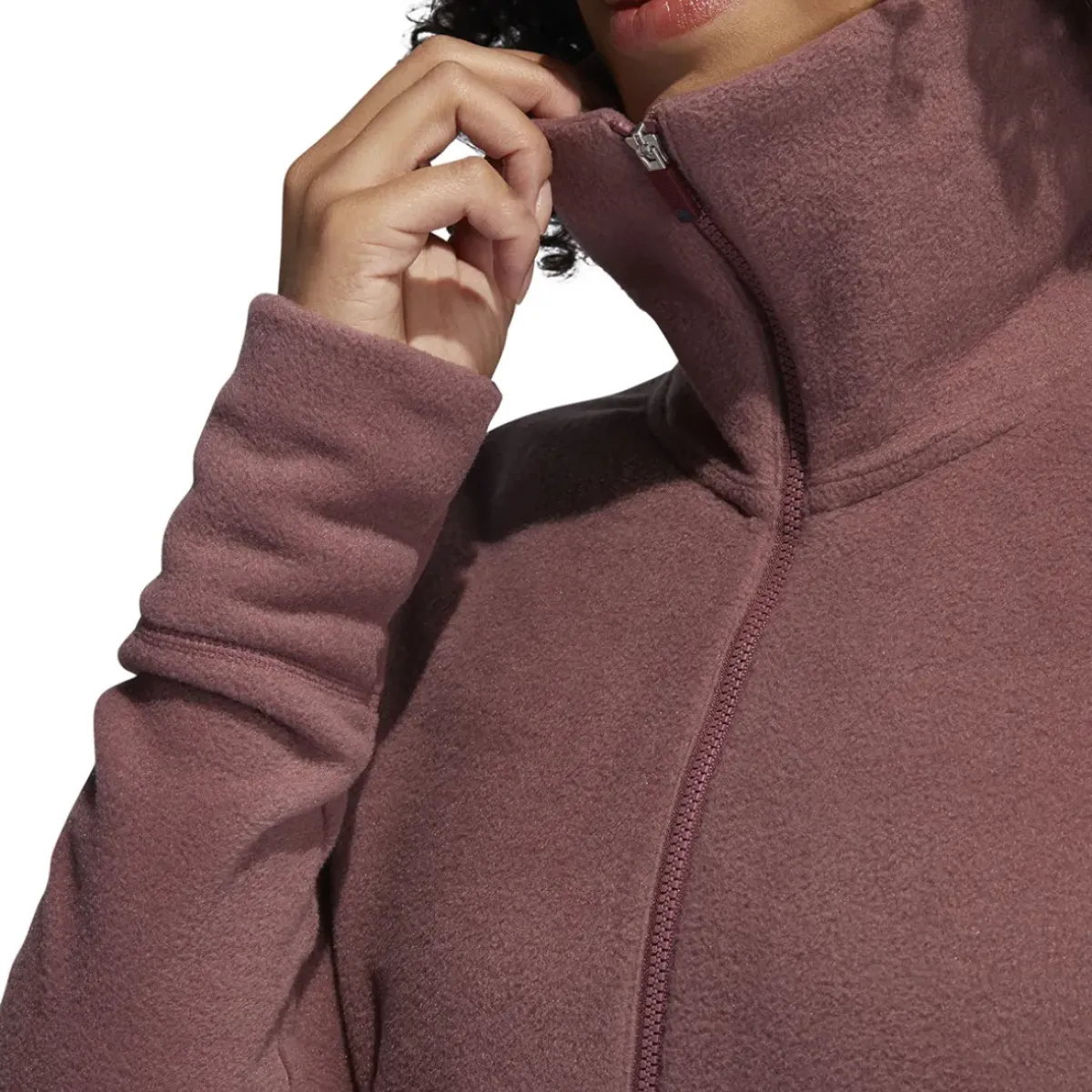 New adidas Ladies Polar Fleece Golf Jacket Ladies Jackets|Ladies Midlayers