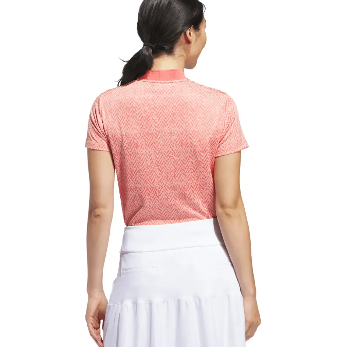 Outlet adidas Ladies Ultimate365 Jacquard Golf Polo Shirt Ladies Polo Shirts