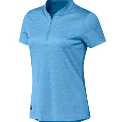 Hot adidas Ladies Ultimate365 Jacquard Golf Polo Shirt Ladies Polo Shirts