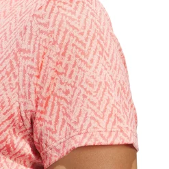 Hot adidas Ladies Ultimate365 Jacquard Golf Polo Shirt Ladies Polo Shirts