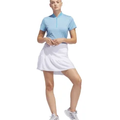 Hot adidas Ladies Ultimate365 Jacquard Golf Polo Shirt Ladies Polo Shirts