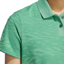 Outlet adidas Ladies Ultimate365 Jacquard Golf Polo Shirt Ladies Polo Shirts