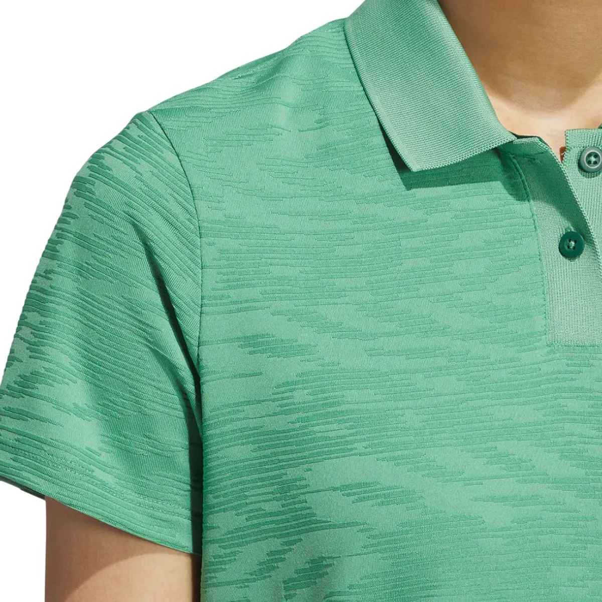 Outlet adidas Ladies Ultimate365 Jacquard Golf Polo Shirt Ladies Polo Shirts