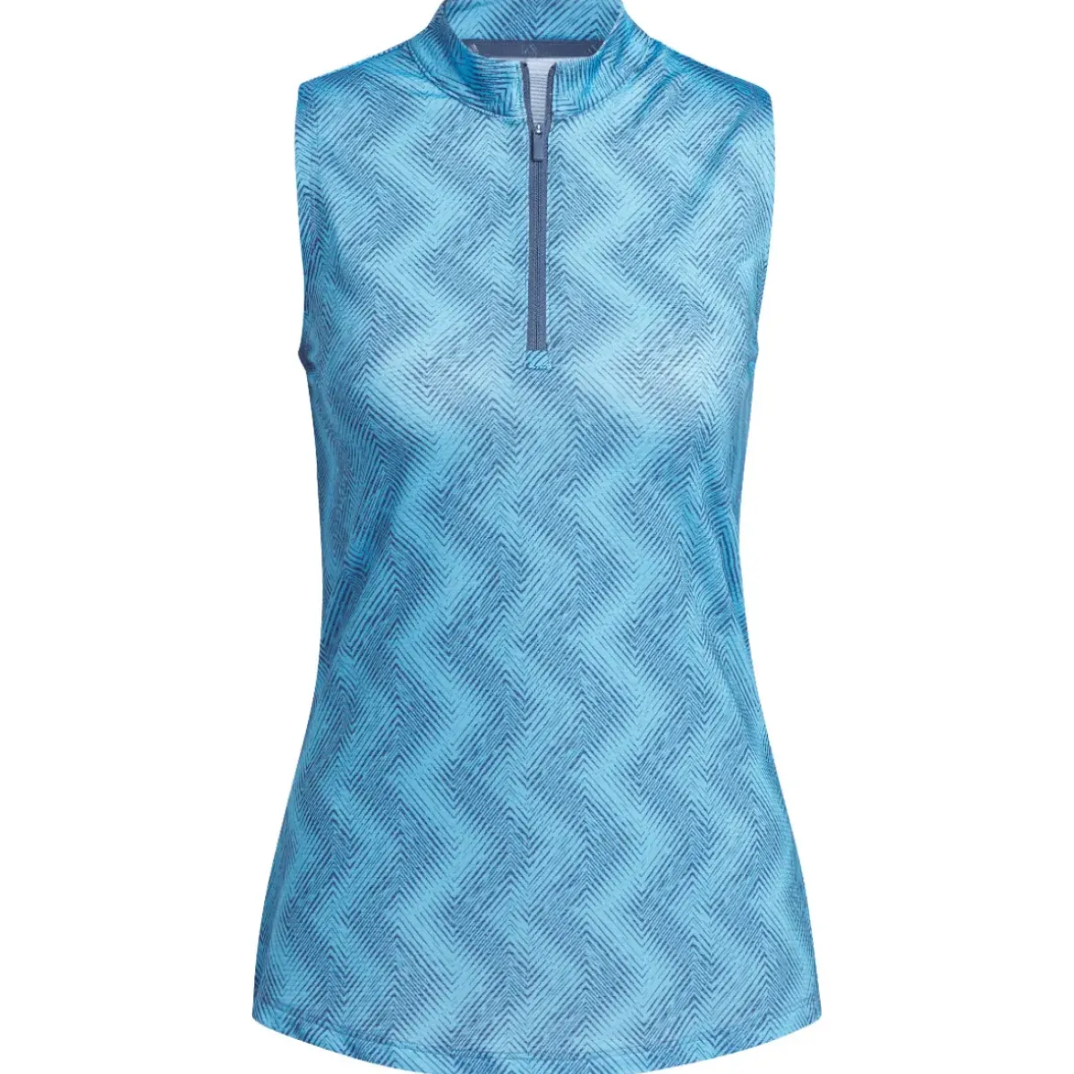 Online adidas Ladies Ultimate365 Ottoman Print Sleeveless Golf Polo Shirt Ladies Polo Shirts