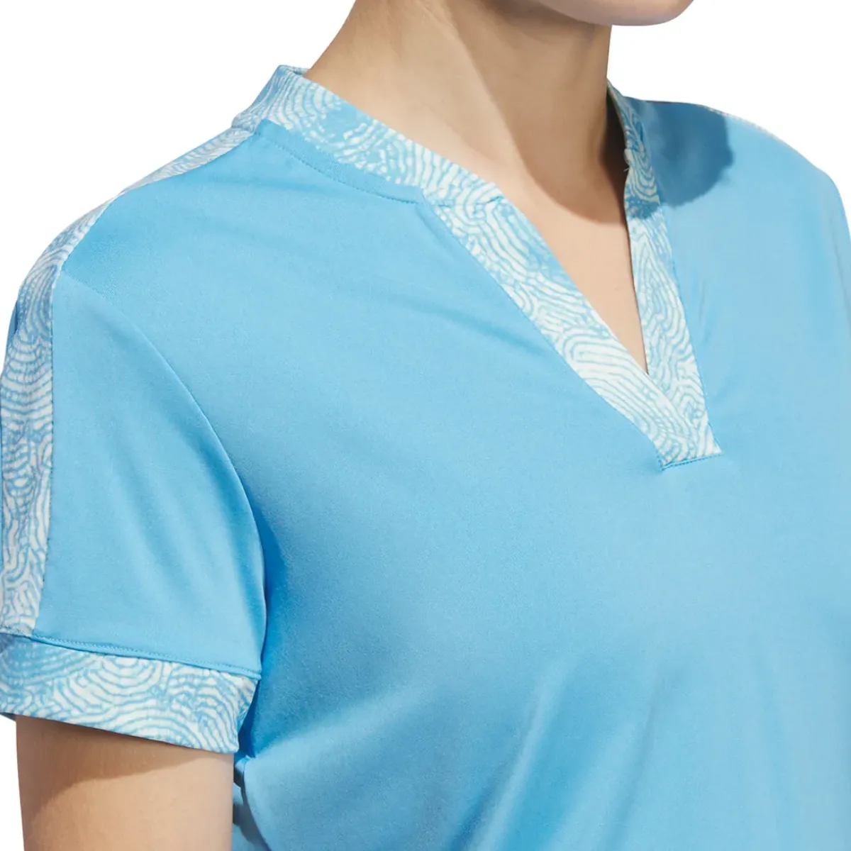 Outlet adidas Ladies Ultimate365 Printed Golf Polo Shirt Ladies Polo Shirts