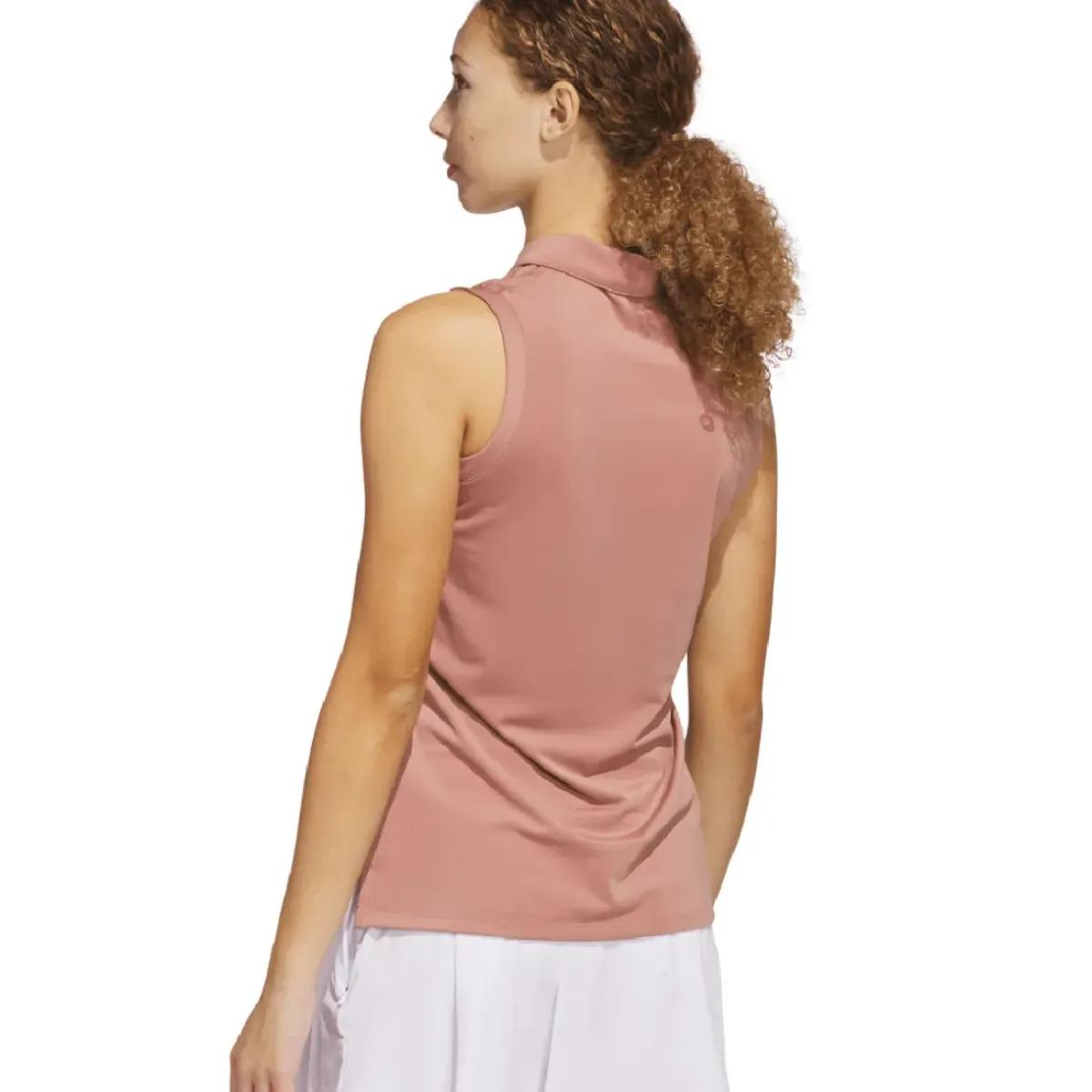 Sale adidas Ladies Ultimate365 Solid Sleeveless Golf Polo Shirt Ladies Polo Shirts|Season Ready Collection