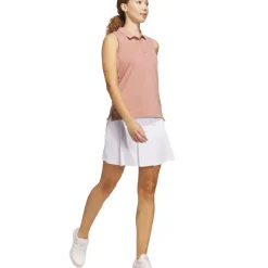 Sale adidas Ladies Ultimate365 Solid Sleeveless Golf Polo Shirt Ladies Polo Shirts|Season Ready Collection