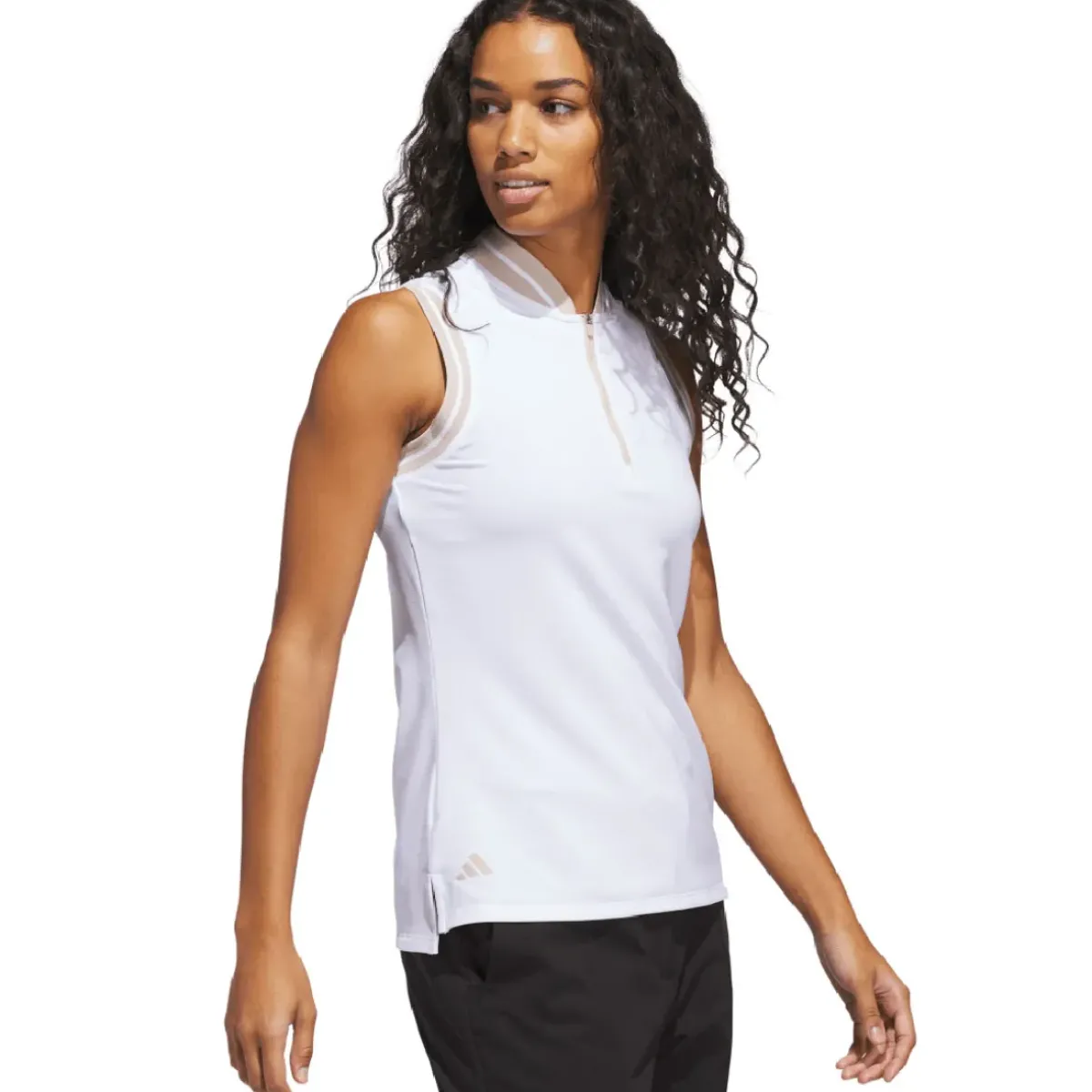 Sale adidas Ladies Ultimate365 Zip Golf Polo Shirt Ladies Polo Shirts|Season Ready Collection