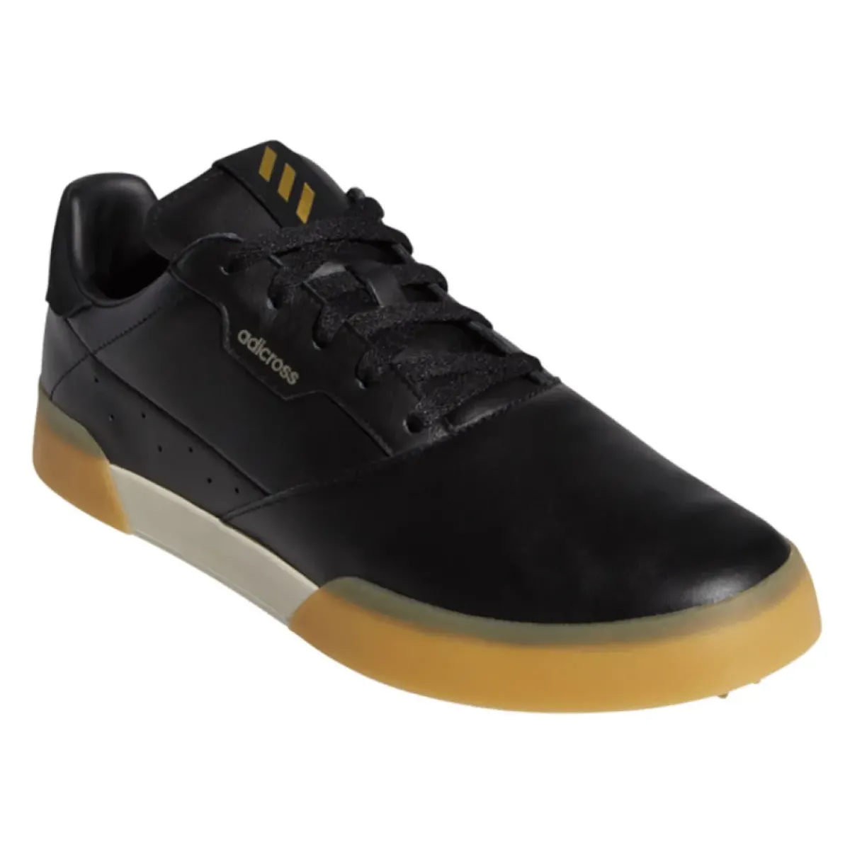 adidas Men's Adicross Retro Waterproof Spikeless Golf Shoes Men's Spikeless Golf Shoes|Men's Waterproof Golf Shoes