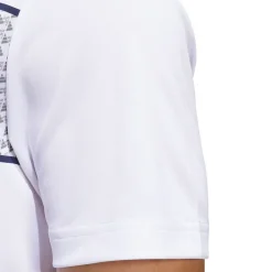 New adidas Men's Core Chest Stripe Golf Polo Shirt Men's Polo Shirts