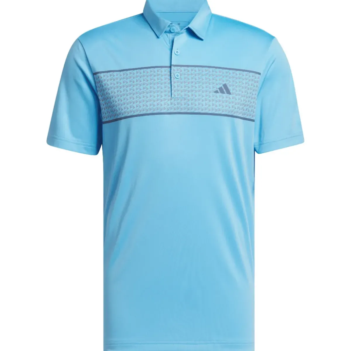New adidas Men's Core Chest Stripe Golf Polo Shirt Men's Polo Shirts