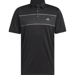 adidas Men's Core Chest Stripe Golf Polo Shirt Men's Polo Shirts