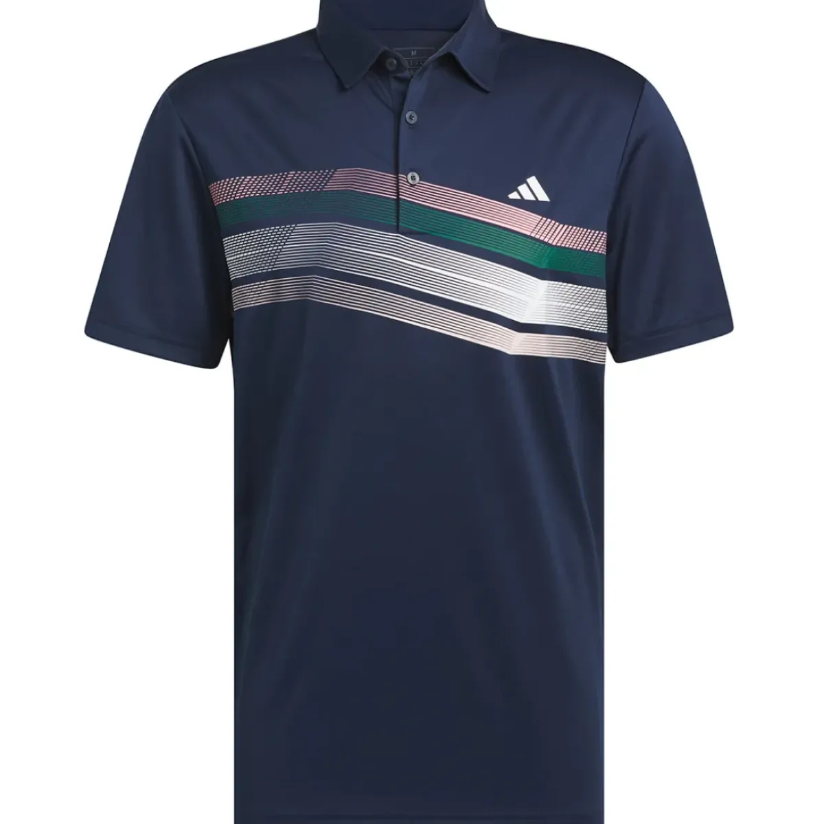 New adidas Men's Core Chest Stripe Golf Polo Shirt Men's Polo Shirts