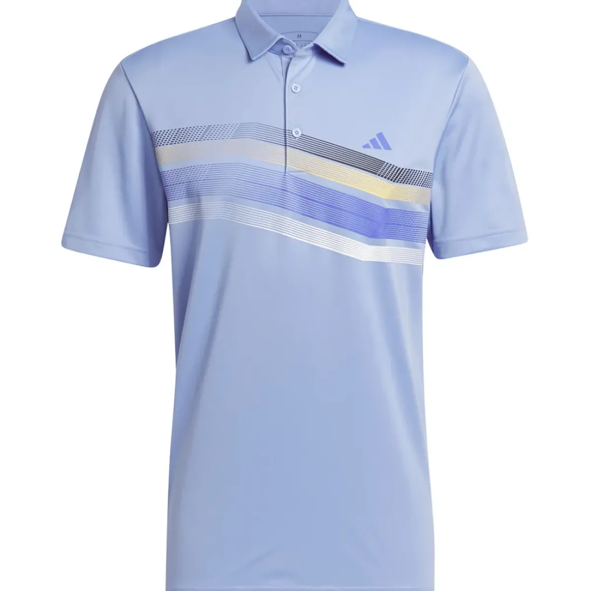 New adidas Men's Core Chest Stripe Golf Polo Shirt Men's Polo Shirts