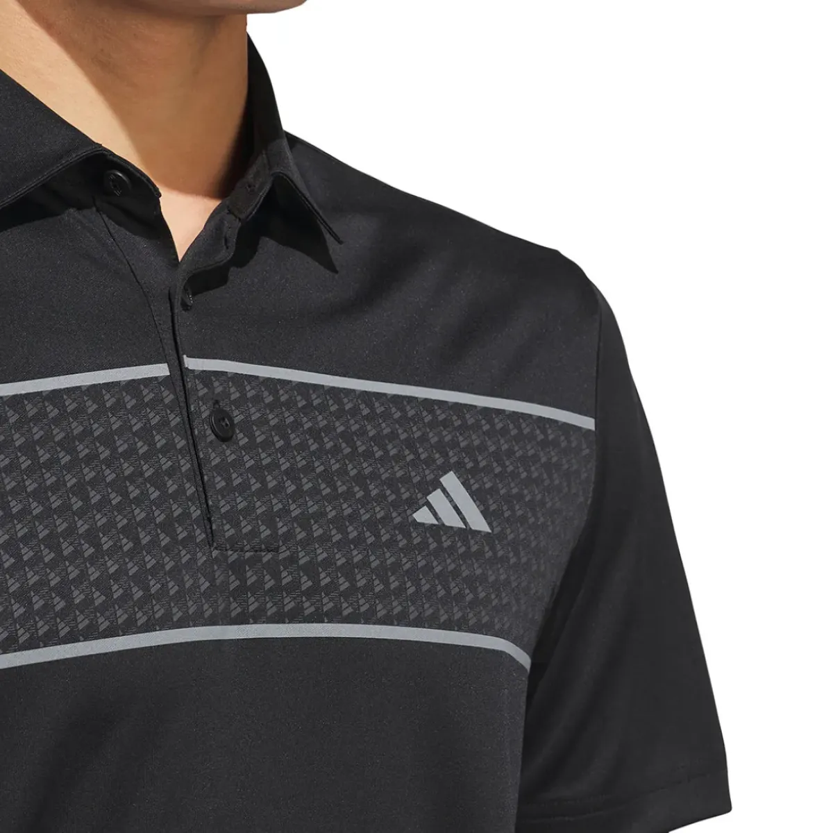 Online adidas Men's Core Chest Stripe Golf Polo Shirt Men's Polo Shirts