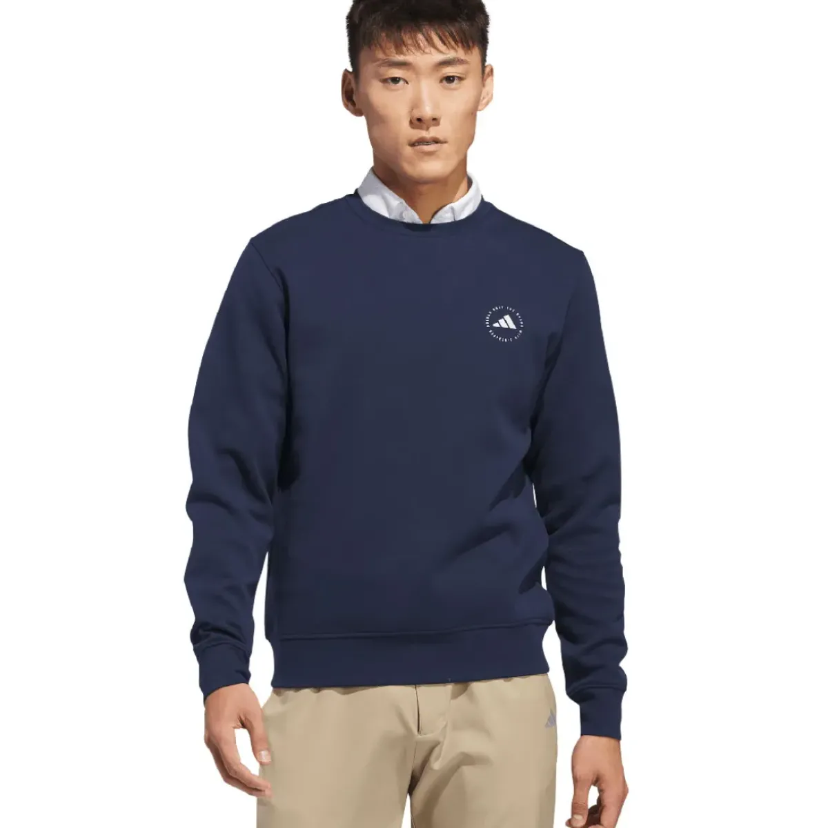 Sale adidas Men's Core Crew Neck Golf Sweater Men's Sweaters|Men's Midlayers