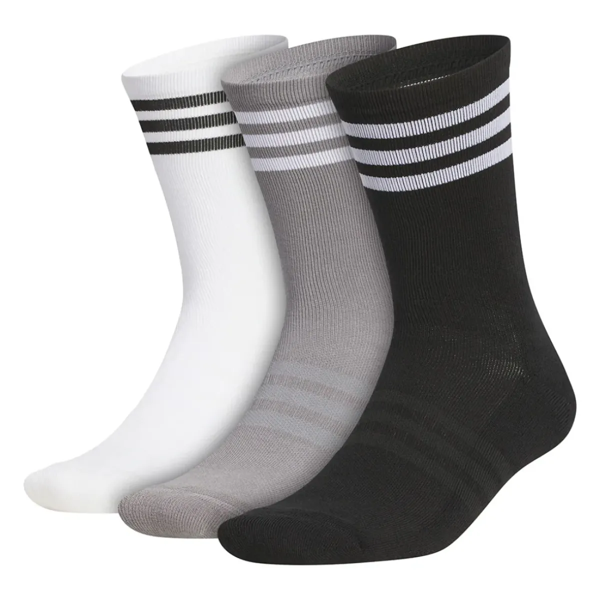 Discount adidas Men's Crew 3 Pair Pack Golf Socks Socks|Season Ready Collection