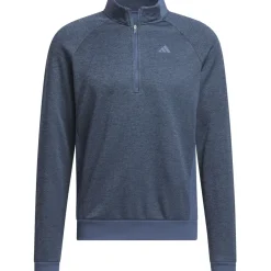 Clearance adidas Men's DWR Quarter Zip Golf Midlayer Men's Sweaters|Men's Midlayers