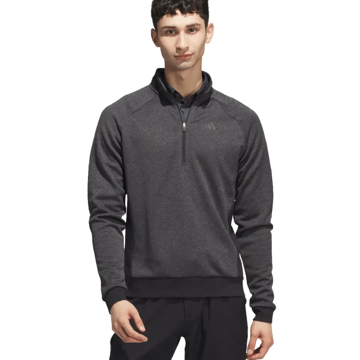 Clearance adidas Men's DWR Quarter Zip Golf Midlayer Men's Sweaters|Men's Midlayers