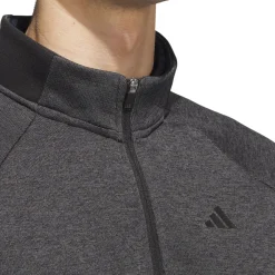 Clearance adidas Men's DWR Quarter Zip Golf Midlayer Men's Sweaters|Men's Midlayers