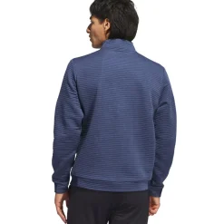 adidas Men's DWR Textured Quarter Zip Golf Mid Layer Men's Sweaters|Men's Midlayers