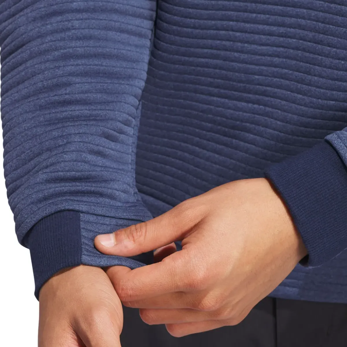 Outlet adidas Men's DWR Textured Quarter Zip Golf Mid Layer Men's Sweaters|Men's Midlayers