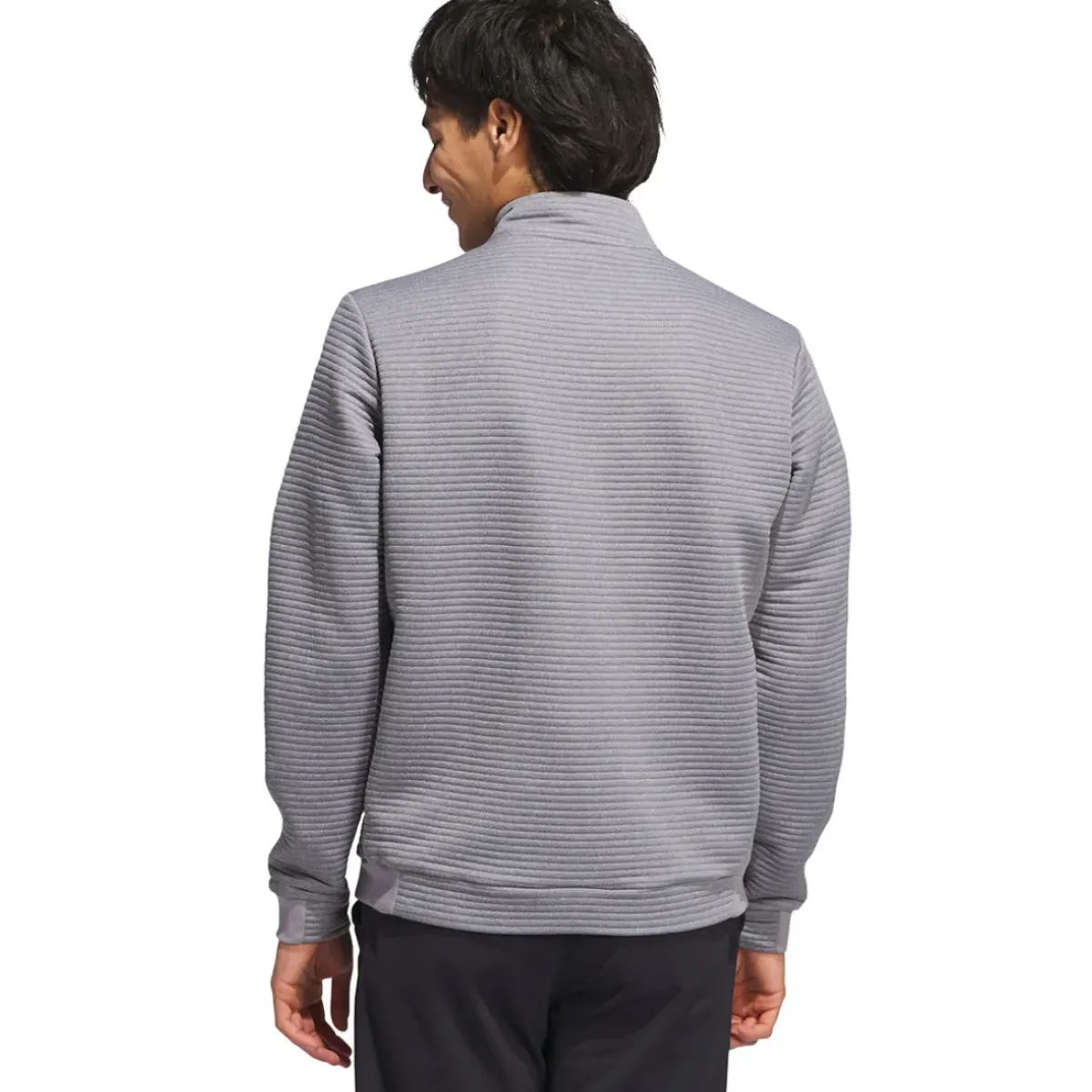 Outlet adidas Men's DWR Textured Quarter Zip Golf Mid Layer Men's Sweaters|Men's Midlayers
