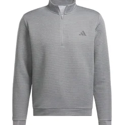Outlet adidas Men's DWR Textured Quarter Zip Golf Mid Layer Men's Sweaters|Men's Midlayers