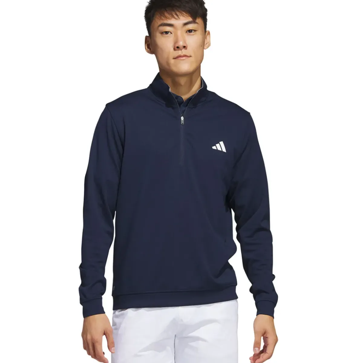 Outlet adidas Men's Elevated Quarter Zip Golf Midlayer Men's Sweaters|Men's Midlayers