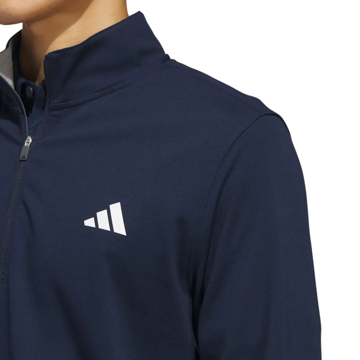 Outlet adidas Men's Elevated Quarter Zip Golf Midlayer Men's Sweaters|Men's Midlayers