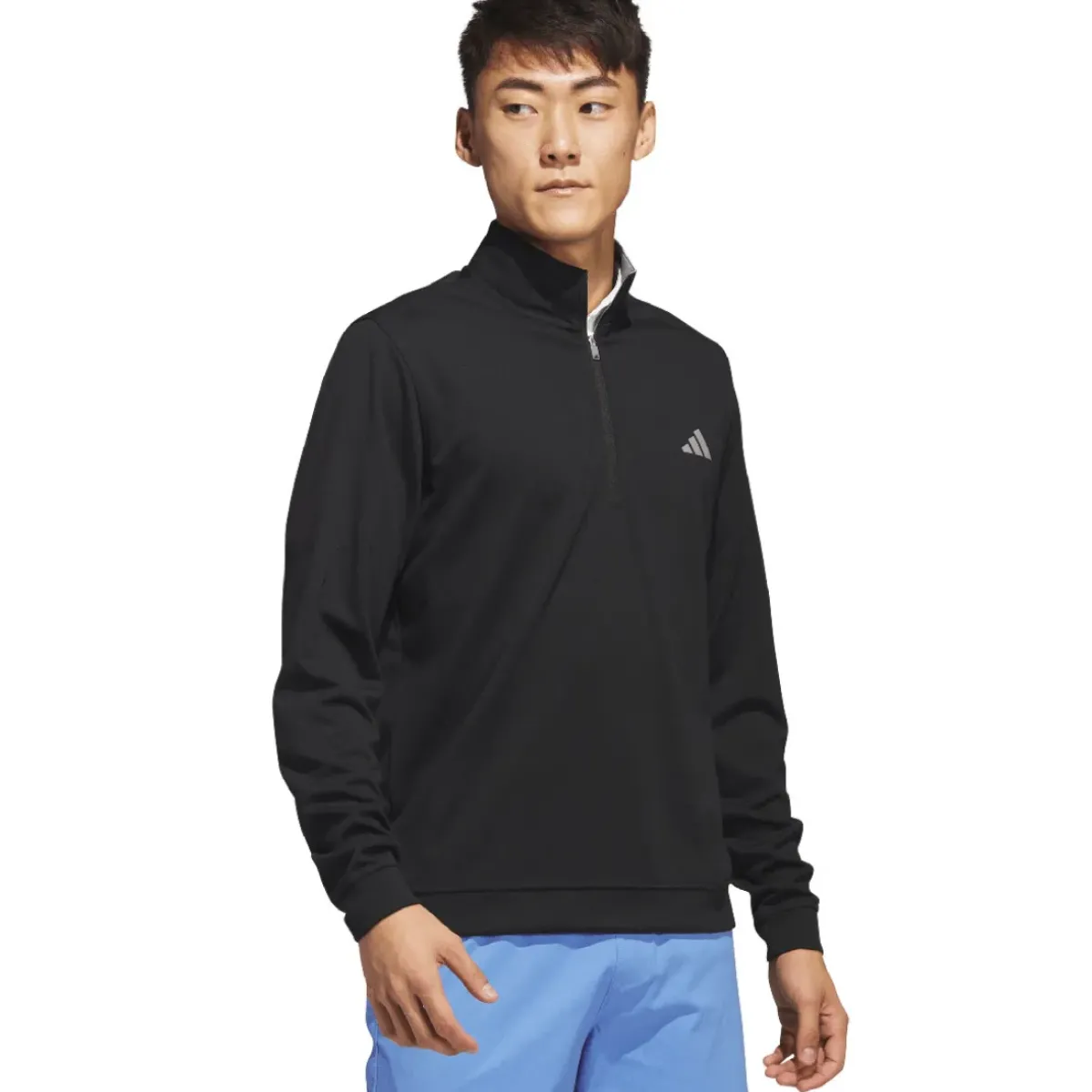 Outlet adidas Men's Elevated Quarter Zip Golf Midlayer Men's Sweaters|Men's Midlayers