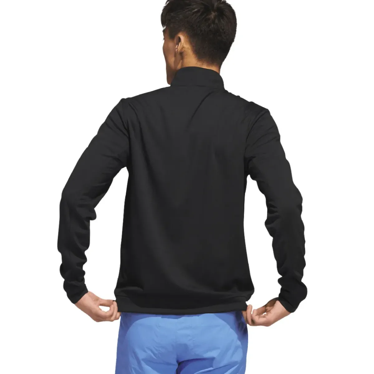 Outlet adidas Men's Elevated Quarter Zip Golf Midlayer Men's Sweaters|Men's Midlayers