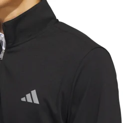 Outlet adidas Men's Elevated Quarter Zip Golf Midlayer Men's Sweaters|Men's Midlayers