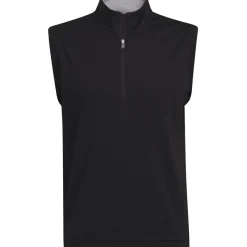 Clearance adidas Men's Elevated Quarter Zip Golf Vest Men's Sweaters|Men's Gilets