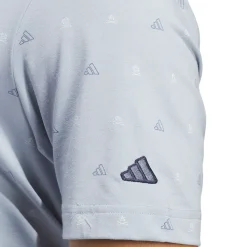 Clearance adidas Men's Go-To Print Golf Polo Shirt Men's Polo Shirts