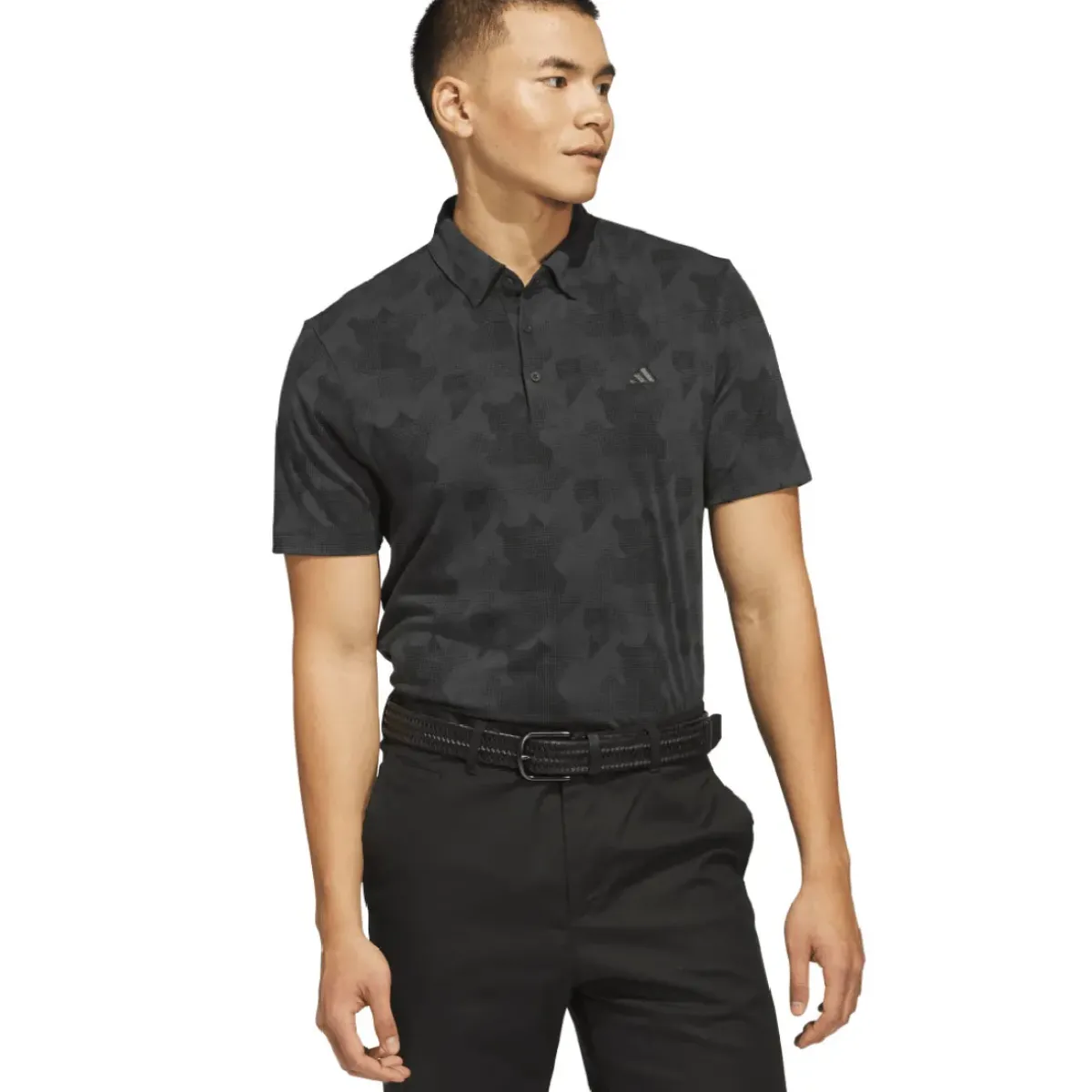 Clearance adidas Men's Go-To Printed Golf Polo Shirt Men's Polo Shirts|Season Ready Collection