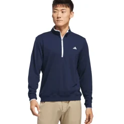 Outlet adidas Men's Lightweight Half Zip Golf Midlayer Men's Sweaters|Men's Midlayers