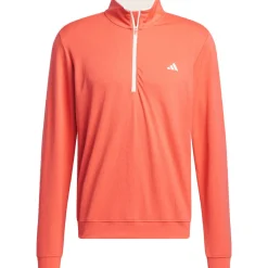 Outlet adidas Men's Lightweight Half Zip Golf Midlayer Men's Sweaters|Men's Midlayers