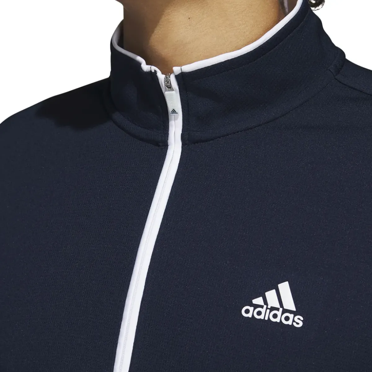 Sale adidas Men's PRIMEGREEN UPF Half Zip Golf Midlayer Men's Sweaters|Men's Midlayers