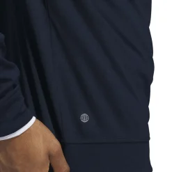 Sale adidas Men's PRIMEGREEN UPF Half Zip Golf Midlayer Men's Sweaters|Men's Midlayers